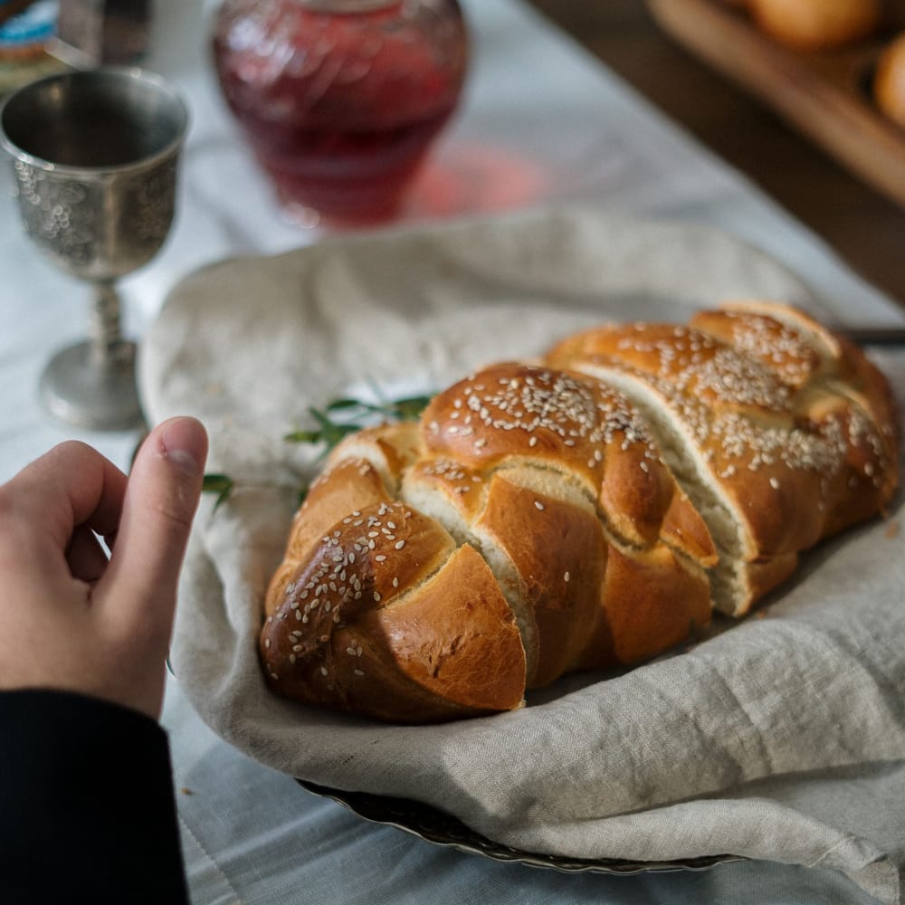 כיסוי חלה מפשתן