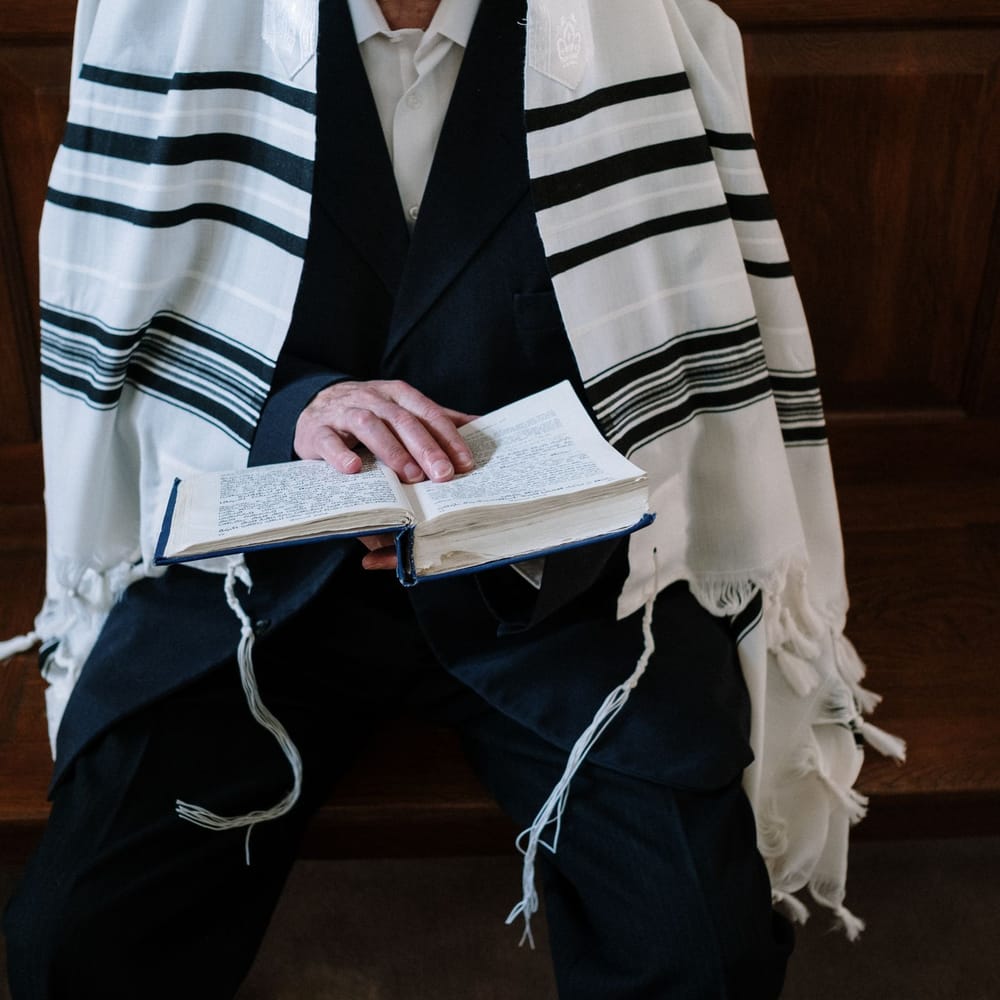 טלית צמר קלאסית